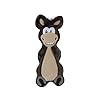 Outward hound floppyz donkey squeaky dog toy brown medium  urban country home decor