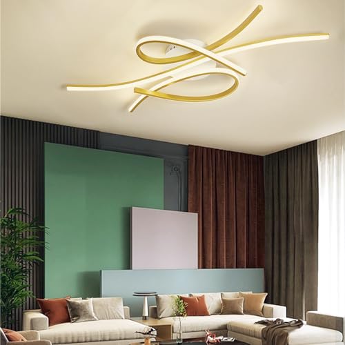 Plafonnier LED moderne dimmable pour chambre à coucher et salon cosy