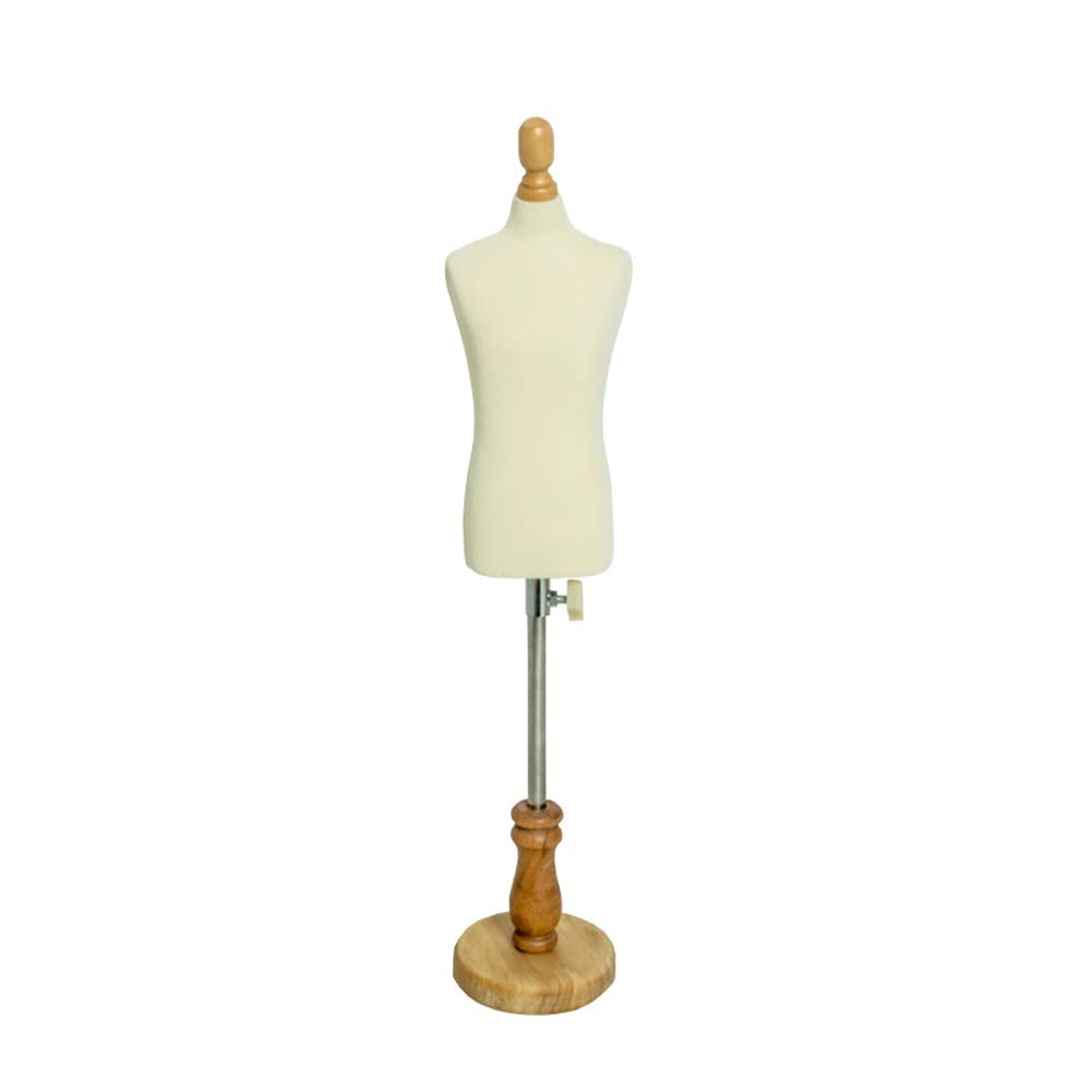 Schaufensterpuppe weiblich, Schneiderpuppe Schneiderpuppe kleine Schneiderpuppe, verstellbare Höhe, Schneiderpuppen Mini-Puppe Kleid Form Display Puppenhaus Zubehör Dekoration (Farbe: A, Größe : 1/2)