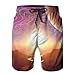Produktbild Men's Shorts Swim Beach Trunk Summer Trippy Acid Sky Stars Fit - L