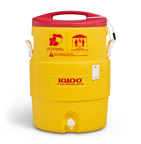 Igloo Industrieller Getränkekühler, 30,5 l, gelb/rot/weiß