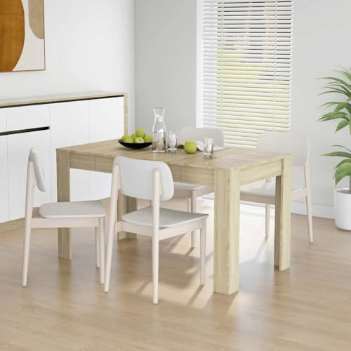 Générique Table à Manger Chêne Sonoma 140x74,5x76 cm Bois d'ingénierie, Meubles, Tables,...