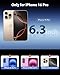 Mkeke Screen Protector for iPhone 16 Pro, 3 Pack Tempered Glass [9H Hardness] [Military-Grade Drop Protection] [Sensitive Touch] [Easy Installation Frame] [HD Clear] for 6.3 inch