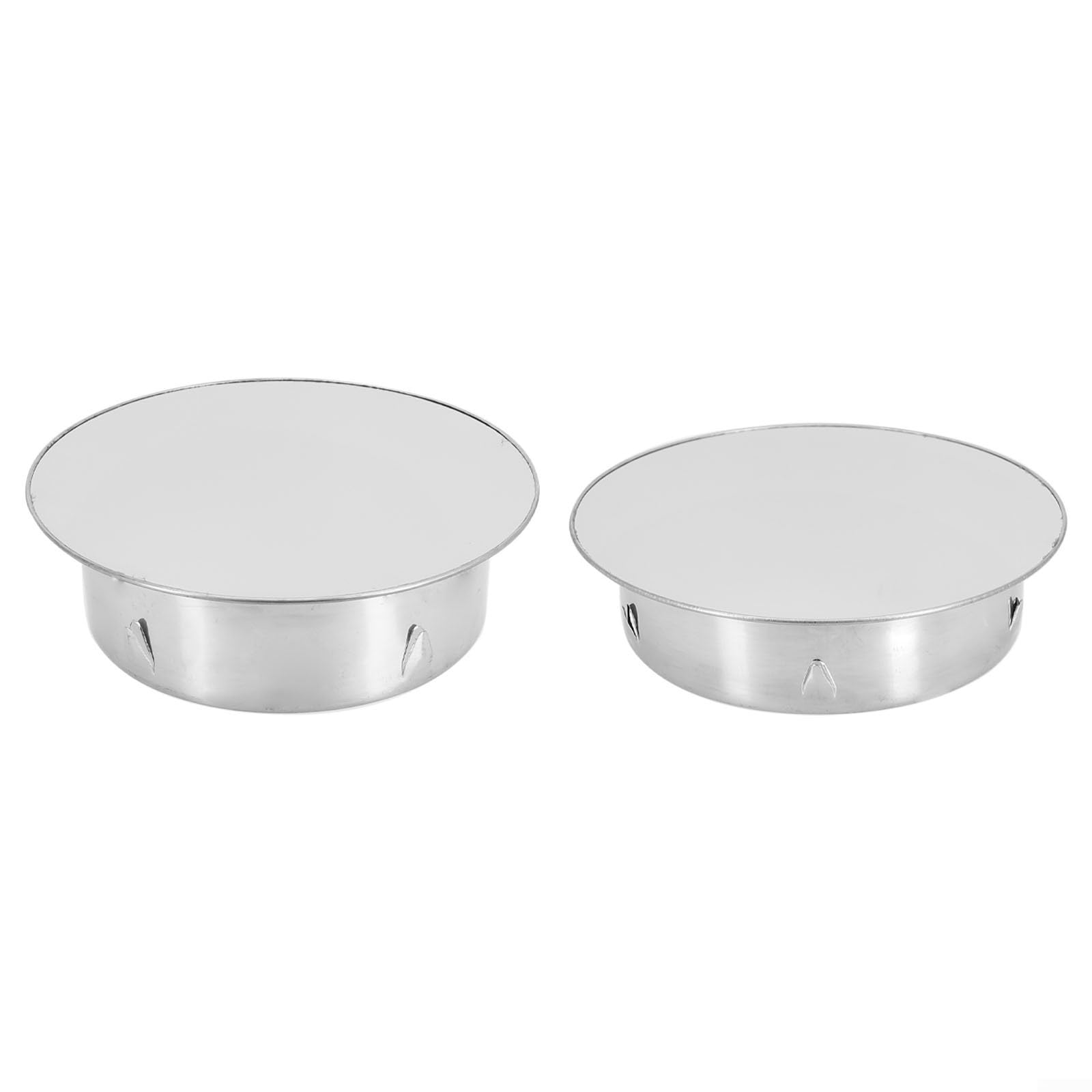 Tappo per canna fumaria in acciaio inox, 150 mm, resistente alle intemperie, per condotto della stufa e guarnizione di scarico, colore argento (120 mm)