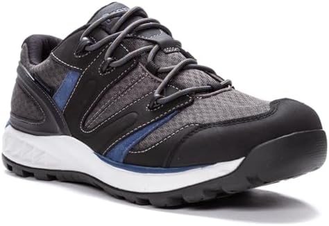 Propét Men's Vercors Waterproof Hiker, Grey/Blue, 11 Medium US | Image 1