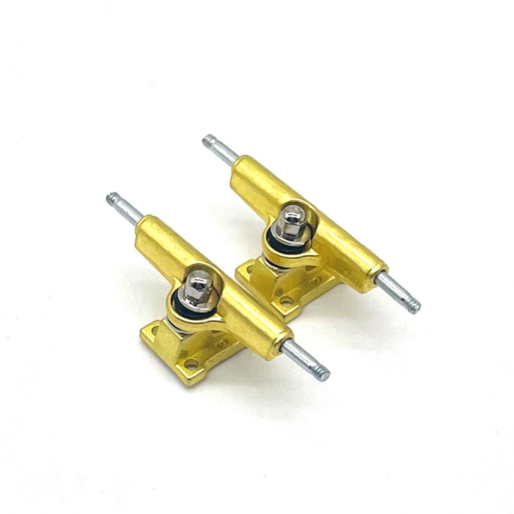 SPITBOARDS 34 mm fingerboard Pro Trucks by, Real Lock-groeven, rubberen O-ring urethaan bushings, geoptimaliseerde hanger, breedte 34 mm, voor vingerboard tuning en montage (chroom zilver