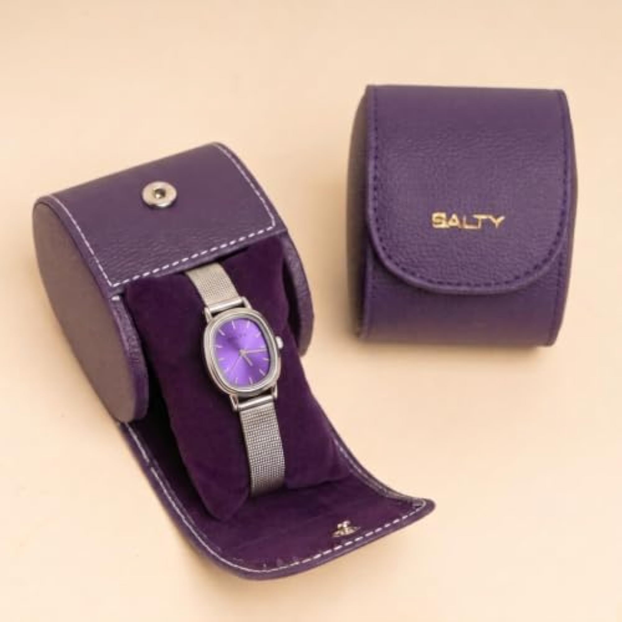 Women's Mauve Dial Timeless Analog Watch, Stylish Gift