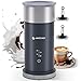 AMZCHEF Montalatte Elettrico 4 in 1 IPX6 – Schiumalatte Caldo e Freddo in 80s, 240ml/115ml – Inox, Facile da Pulire, per Cappuccino, Caffè e Bevande Calde immagine