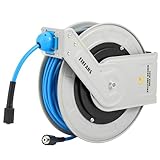 FIXFANS Pressure Washer Hose Reel with H...