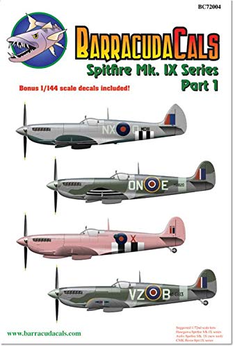 Barracuda Cals 1/72 Scale Spitfire Mk. IX Series Part 1 BC72004