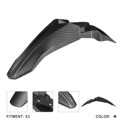 Image of Dirt Bike Front Fender Mud guards Motorcycle Mudguards for Talaria X3 XXX PRO Electric Dirt Bike Imitation Carbon Fiber
