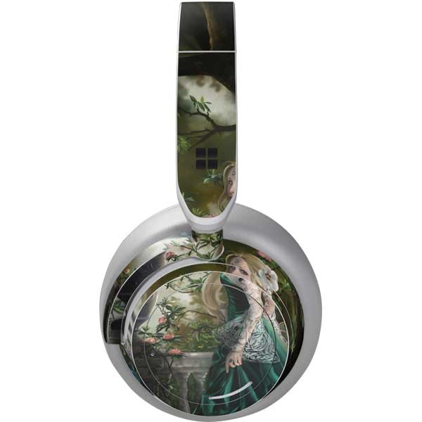 Skinit Decal Audio Skin Compatible with Surface Headphones - Originally Designed Woman with Peacocks by Nene Thomas Design