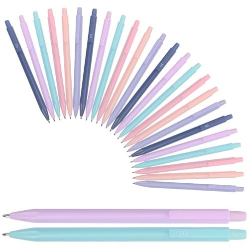 Lurrose Juego de 30 Lápices Mecánicos Triangulares 0.5 Mm Multicolor para Estudiantes, Material de Papelería Escolar y Oficina, Portaminas Retráctiles Antideslizantes para Escritura