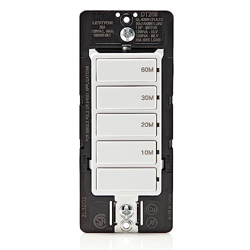 Leviton DT260-1LW Countdown Timer Switch