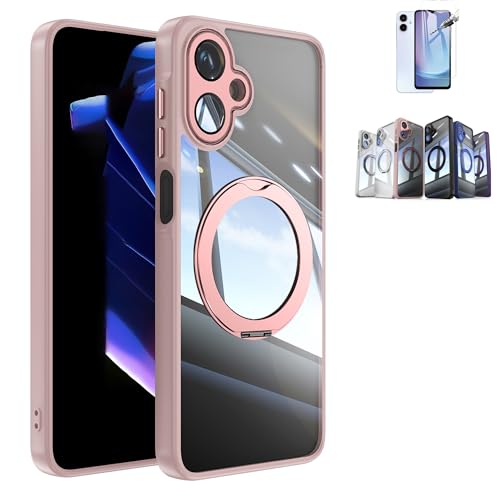 CAVAJP for Galaxy A25 5G SC-53F/SCG33 A25E �����^�X�^�C���b�V�� 6.7�C���` - �K���X�L���[�u�v�����i�[1�� + �L�����[�P�[�X1�A�ϏՌ��x���g�����O�A360°��]�u���P�b�g�A�J�����v���e�N�^�[�A6�̃X�^�C
