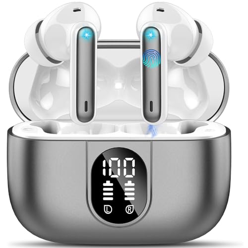 Image of Csasan Ai Translation Earbuds Real Time,3-in-1 Buletooth 5.3 Translator Earbuds with 6 Translation Modes /164 Languages,No Subscription Required Translatior Headphones, Iron Gray