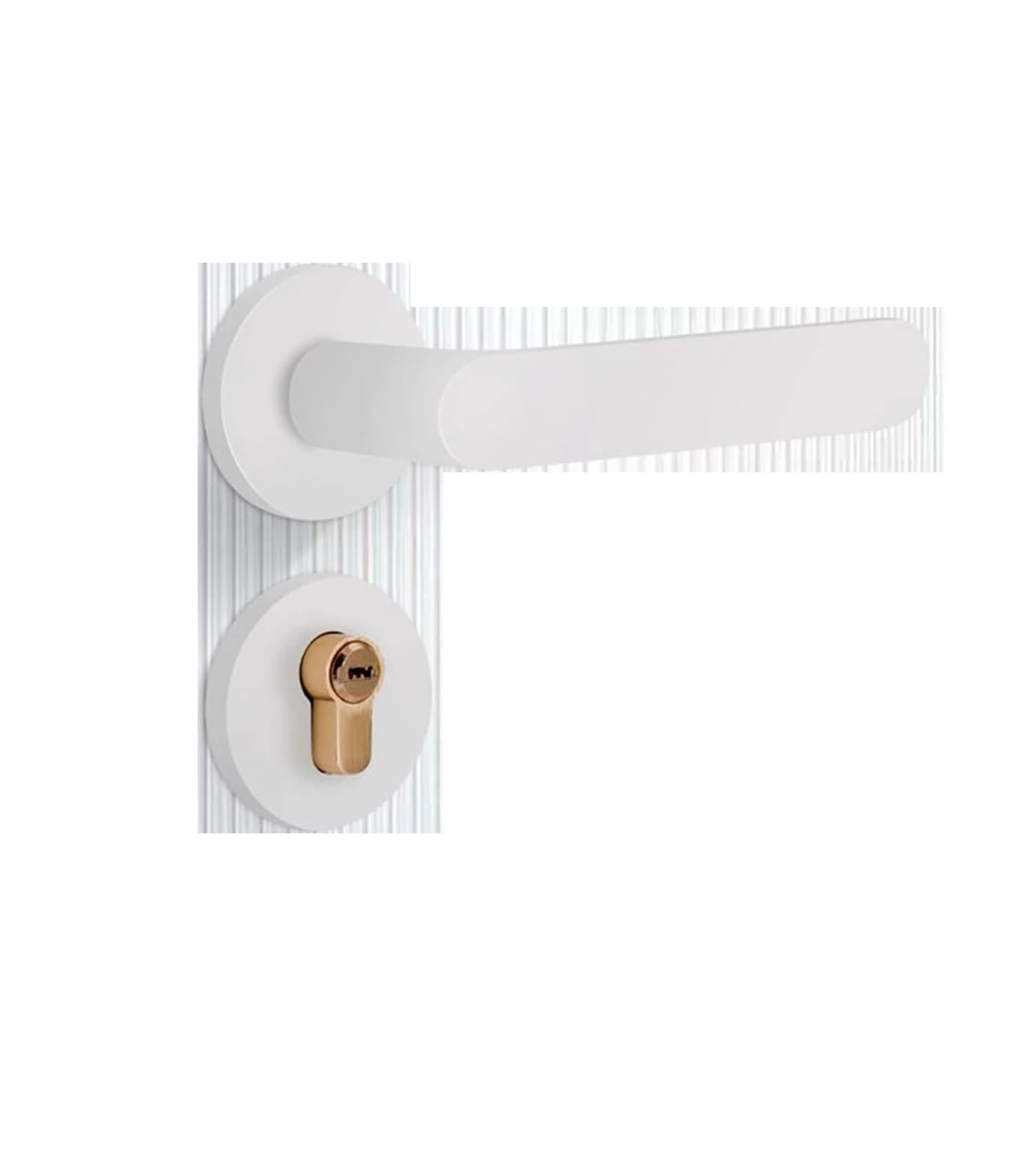 FBXRXZFPJ Colorful Silent Split Door Lock Indoor Room Decoration