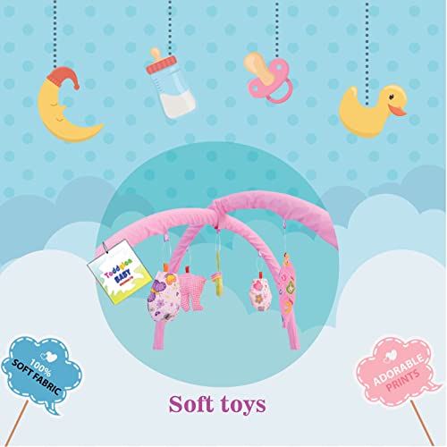 Image of Toddylon Baby Bedding New Born Baby Bed | Mosquito Net | Mattress | Play Gym Bed | Insect Protection Net | Infants | Mosquito Safety Net | Baby Boys Girls (0-6 Months)