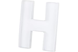 Giant Paper Mache Letters - 16 Inches - Customizable Cardboard Alphabet Cutouts...