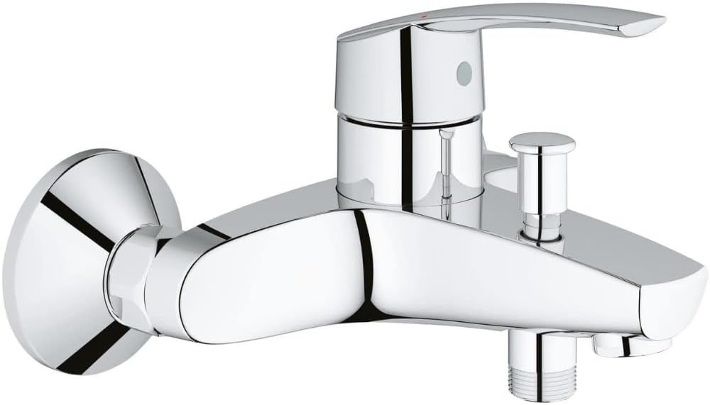 GROHE Start Bath Unit Automatic Bath/Shower Diverter with Temperature Limiter and Backflow Preventer, 32278001