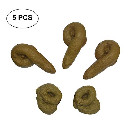 Realistic Prank Funny Poop Toys for Joke Trick Halloween April Fool 's Day Party Look Real 5ps Realistic Prank Funny Poop Toys for Joke Trick Halloween April Fool 's Day Party Look Real 5ps