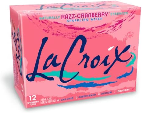 La Croix Sparkling Water, Razz-Cranberry, 12 Fl Oz (pack of 12)