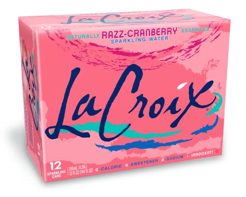La Croix Sparkling Water, Cran-Raspberry, 12 oz Can (Pack of 12)