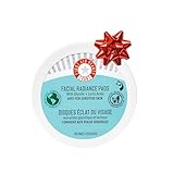 First Aid Beauty - Facial Radiance Pads with Glycolic & Lactic Acids, Daily Exfoliating Pads with AHA, Visibly Smaller Pores, Help Tone & Brighten Skin, One-Step Makeup Prep, Compostable, 28