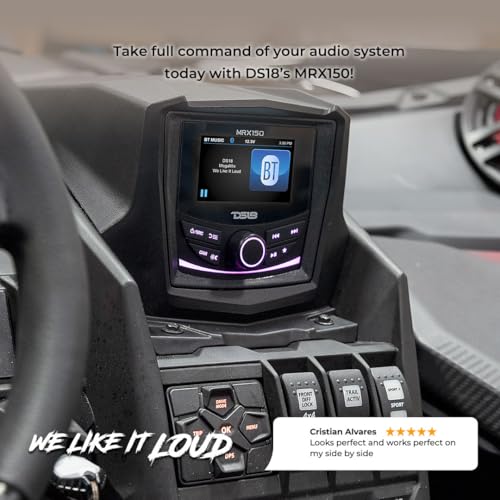 Reproductor DS18 MRX150 con pantalla de 3” para usos marinos y deportivos miniatura 4