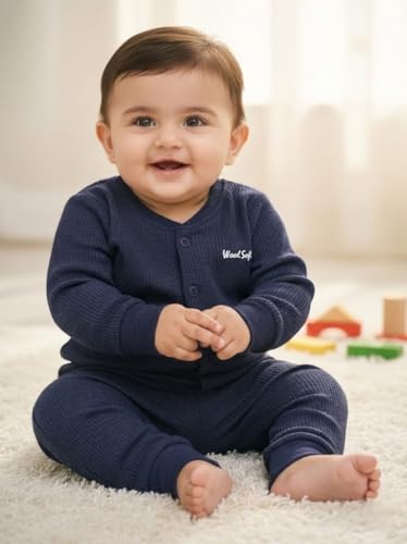 Image of Top and Pyjama Set Thermal for Unisex Baby
