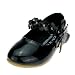 Maxu Kids PU Flower Slip on Flats Fashion Oxford
