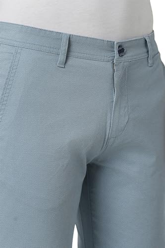 Image of Peter England Men Regular Fit Casual Pants