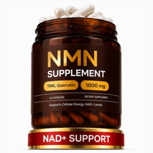 NMN Supplement 1000mg, 4-in-1 Liposomal NMN Pure Organic for NAD Supplement
