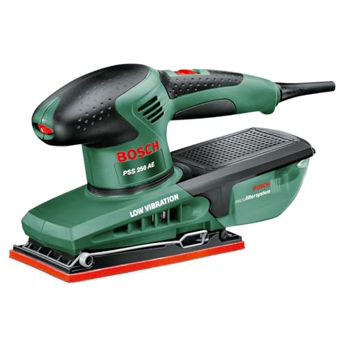Bosch Schleifmaschine PSS 250 AE (250 Watt, Schwingkreis 2 mm, Schleiffläche 167 cm2, im Koffer) Bosch PSS 250 AE