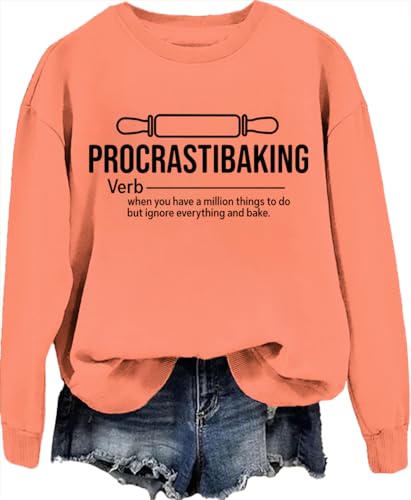 Procrastibaking Sweatshirt Procrastinating Sweatshirt Procrastibaking Shirt For Women Men