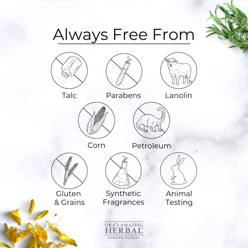 Ora'S Amazing Herbal 791512715536 Talc Free Baby Powder, Cornstarch Free Baby Powder, Unscented Fragrance Free Powder thumb #4