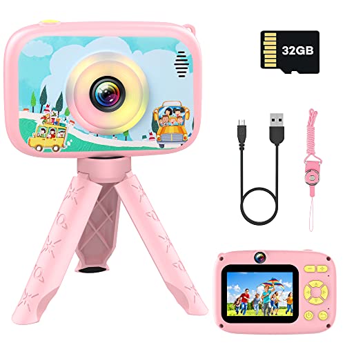 Camara Fotos Infantil, 40MP 2.4 Pulgadas 1080P HD Selfie Kids Camera, Pantalla...