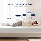 DOPEDIO Memory Foam Mattress Topper king Bed,OEKO-TEX Certified,Breathable & Anti-Slip Design,Machine Washable Zipped Bamboo Cover(150x200x8cm) - Image 6