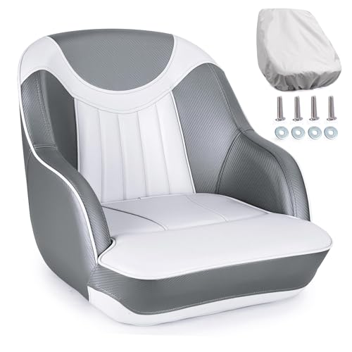 NORTHCAPTAIN Pontoon Boat Seat Captain Bucket Seat with...