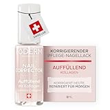 PODERM Nagellack Pflege Corrector & Perfector – Kollagen | Glättet, Kaschiert & Füllt Nagelrillen mit Natürlichem Gel Finish – 8 ml | Gleichmäßige Nägel | Entwickelt von einem Podologen in der Schweiz