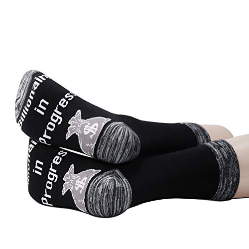 JXGZSO 2 Pairs Entrepreneur Socks - Future Billionaire & Boss Gift Socks for Business Owners4
