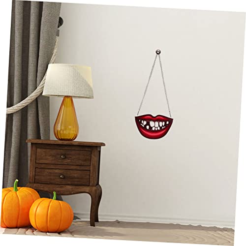 Colgante de labios para Halloween decoración creativa de interiores para el hogar 5