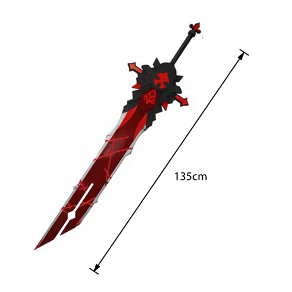 Genshin Impact Cosplay - Spada Tombstone Del Lupo 135cm In PVC Smontabile - Diluc - 3