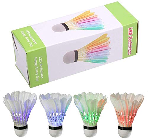 YIQI Shuttlecock, LED Badminton Shuttlecock Dark