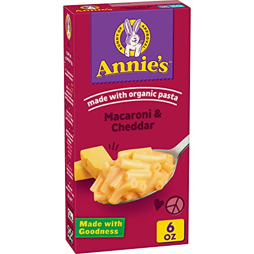 Annie’s Reduced Sodium Cheddar Macaroni & Cheese Dinner with Organic Pasta, 6 OZ