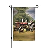 Taille : mesurant 30 x 45 cm, ce drapeau imprimé de la ferme de tracteur photo est la taille parfaite pour attirer l'attention sans surcharger votre jardin ou votre cour. Sa visibilité garantit sa visibilité même de loin.