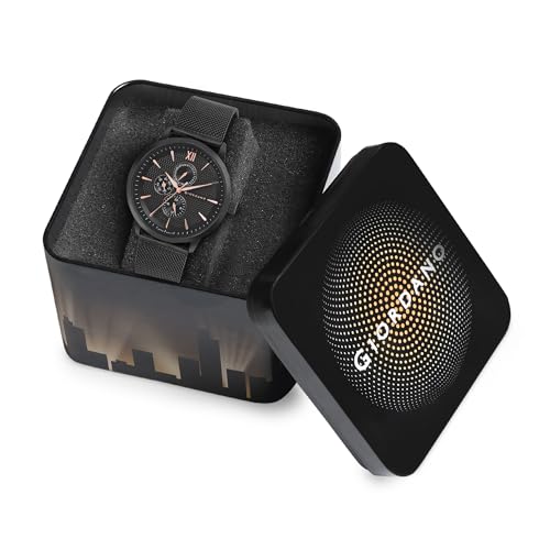 Image of Giordano Analogue Watch for Men with Stylish Mesh Band with Water Resistant Casual Wrist Watch to Complement Your Party Look - GD-50008
