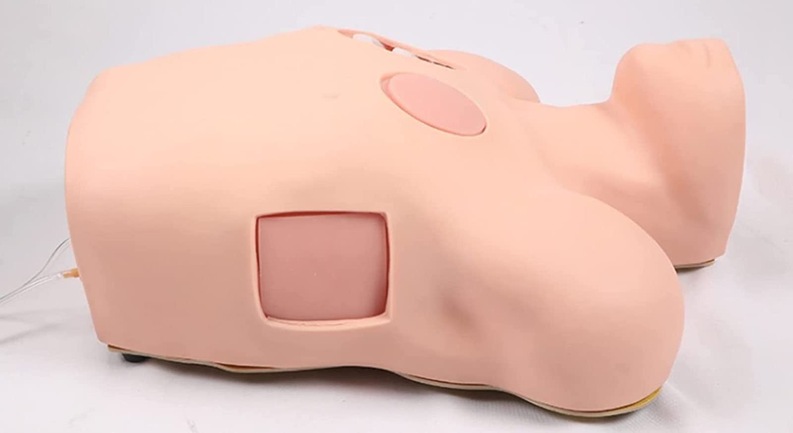 Manekin treningowy do toracentezy Symulowany ludzki model drenażu odmy opłucnowej po urazie klatki piersiowej Zamknięty model drenażu klatki piersiowej Szkolenie szpitalne 51X49x20cm