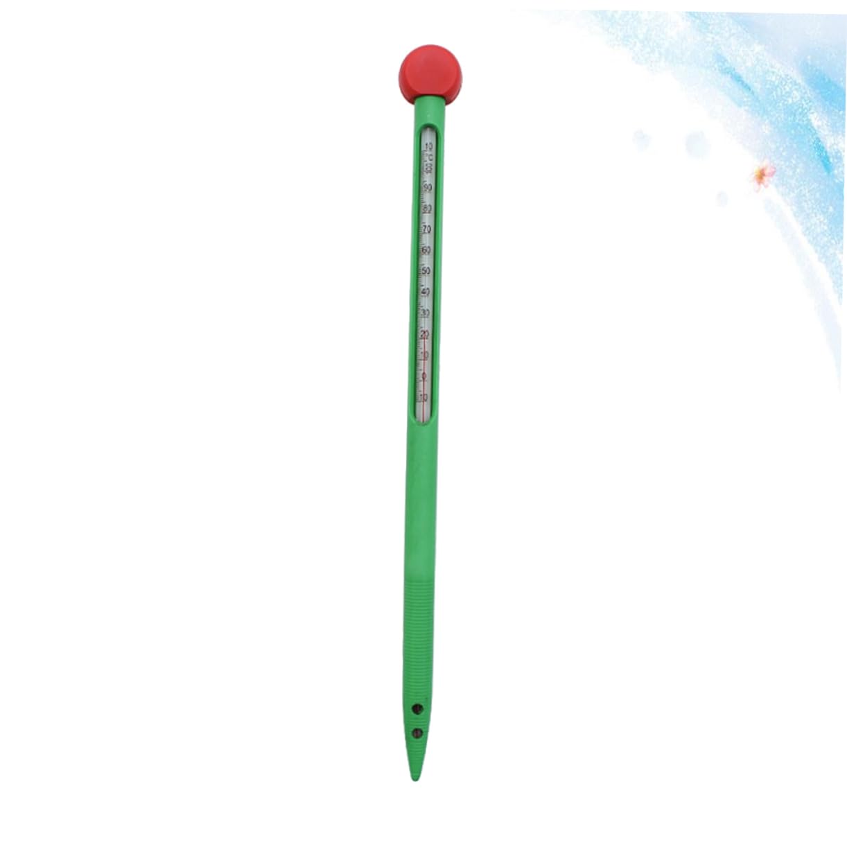 iplusmile Lot De 3 Thermomètres De Sol en Verre De 10 À 110 °c pour Le Jardin La Plantation Et Le Compost
