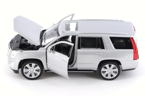 Modelo Escalade SUV 2017 Plata 1:24 miniatura 2